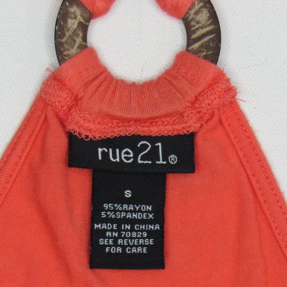 Rue 21 Braid Spaghetti Strap Sleeveless Racerback Blouse Tank Top Size S - Picture 4 of 6